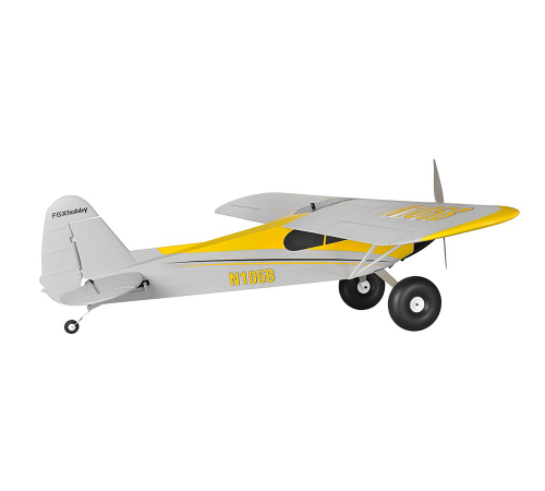 Радиоуправляемый самолет S Cub 1500mm Yellow RTF + Flight Controller - TOP126E