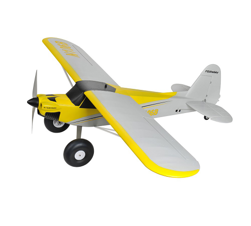 Радиоуправляемый самолет S Cub 1500mm Yellow RTF + Flight Controller - TOP126E