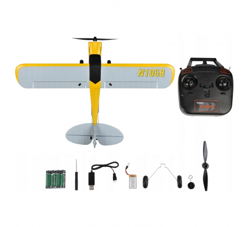 Радиоуправляемый самолет Top RC 450mm Mini Xcub with Gyro RTF - TOP106B01