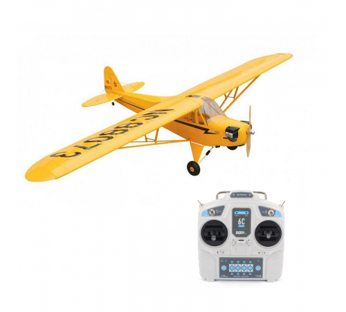 Радиоуправляемый самолет Top RC J3 1400mm Yellow RTF - TOP067C