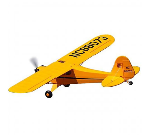 Радиоуправляемый самолет Top RC J3 1400mm Yellow RTF - TOP067C
