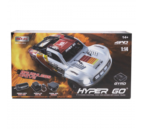 Радиоуправляемый шорт-корс MJX Hyper Go Brushless 4WD 1:14 - MJX-14211