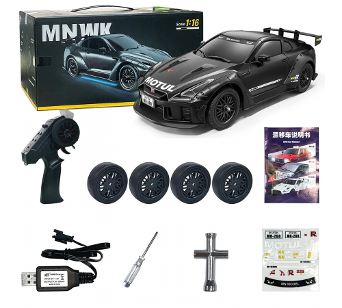 Радиоуправляемая машина для дрифта Nissan GTR - MN-268-BLACK