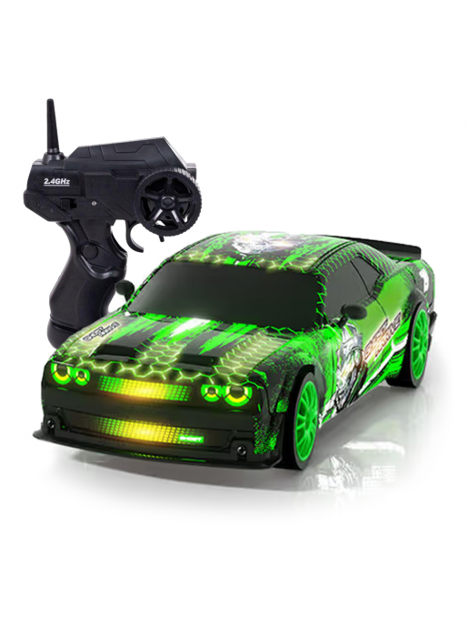 Радиоуправляемая машина для дрифта Dodge (19 см, 15 км/ч, сменные колеса, фишки) - SC24A25