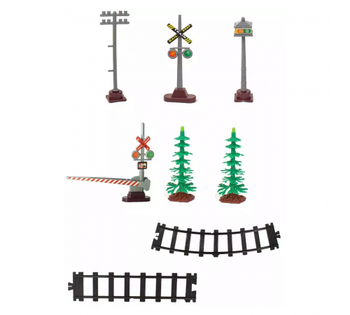 Детская железная дорога Fenfa с паром, свет, звук - 1613A