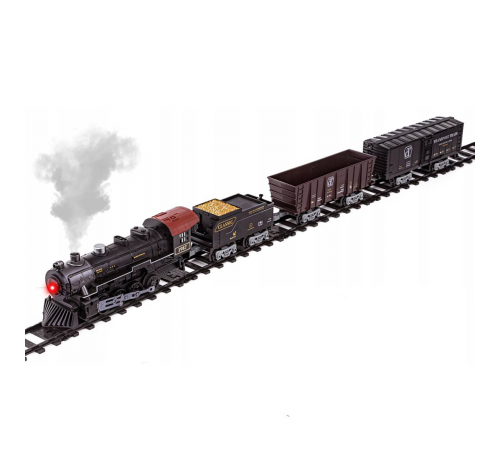 Детская железная дорога Fenfa с паром, свет, звук - 1613D