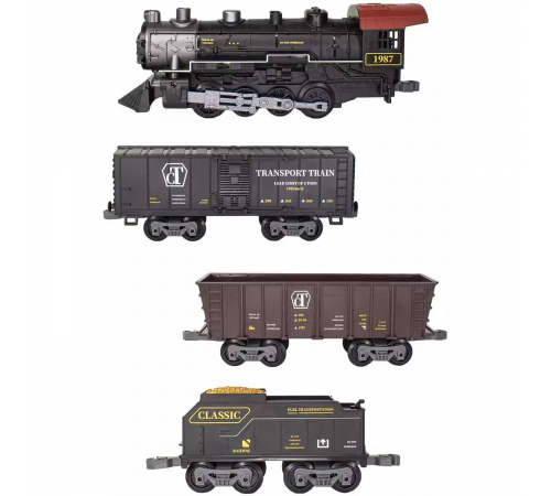 Детская железная дорога Fenfa с паром, свет, звук - 1613D