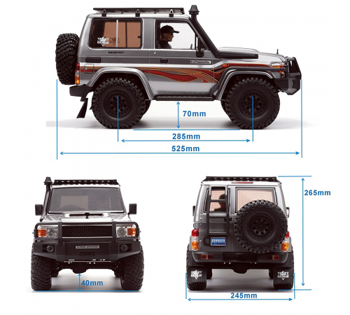 Радиоуправляемый краулер HSP RGT INTRUDER 4WD 1:10 - EX86020-P86486-3