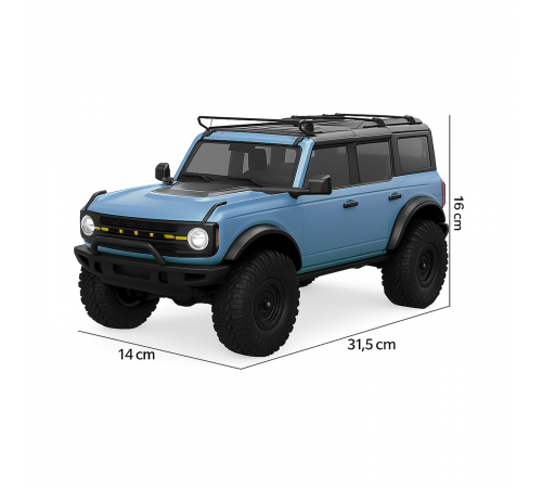 Радиоуправляемый краулер HB Beluga (32 см, 4WD, 1:16) - HB-R1602