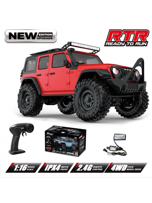 Радиоуправляемый краулер HB Wrangler (32 см, 4WD, 1:16) - HB-R1604