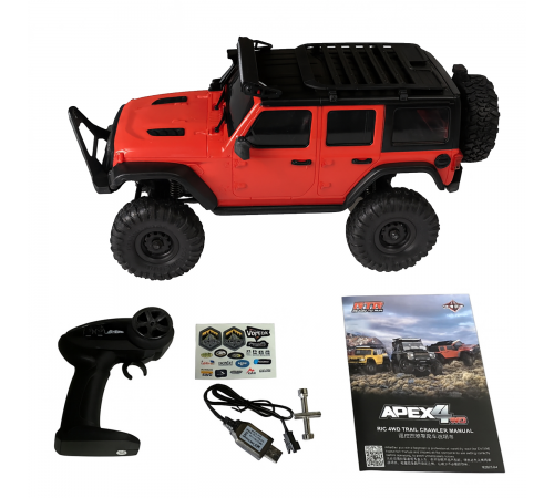Радиоуправляемый краулер HB Wrangler (32 см, 4WD, 1:16) - HB-R1604