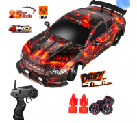 Радиоуправляемая машина для дрифта HB Ford Mustang (4WD, свет, пар, акб, 1:16) - SC16A11