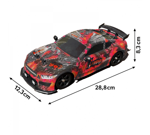 Радиоуправляемая машина для дрифта HB Ford Mustang (4WD, свет, пар, акб, 1:16) - SC16A11