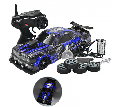 Радиоуправляемая машина для дрифта HB Ford Mustang (4WD, свет, пар, акб, 1:16) - SC16A18