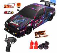 Радиоуправляемая машина для дрифта HB Toyota AE86 (4WD, свет, пар, акб, 1:16) - SC16A15