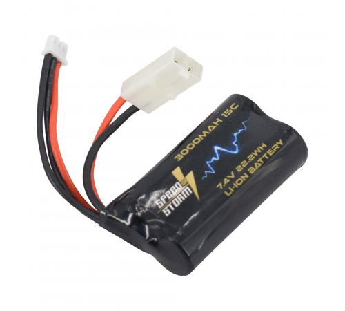 Аккумулятор Speed Storm Li-ion 18650 7.4V 3000 mAh разъем Tamiya - SS-2S3000-TAMIYA