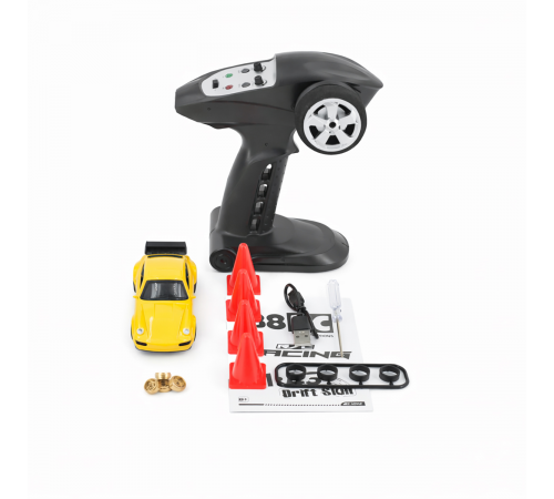 Радиоуправляемая машина Porsche 911 для дрифта - RC43-P-YELLOW