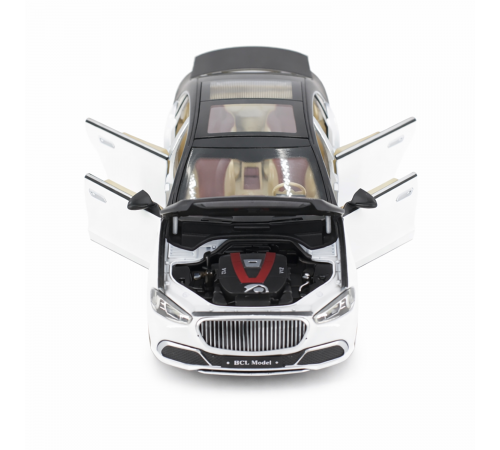 Радиоуправляемая металлическая машина Mercedes S600 1:22 - HCL-3813-WHITE