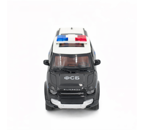 Радиоуправляемая металлическая полицейская машина Land Rover Defender 1:22 - HCL-3610-BLACK