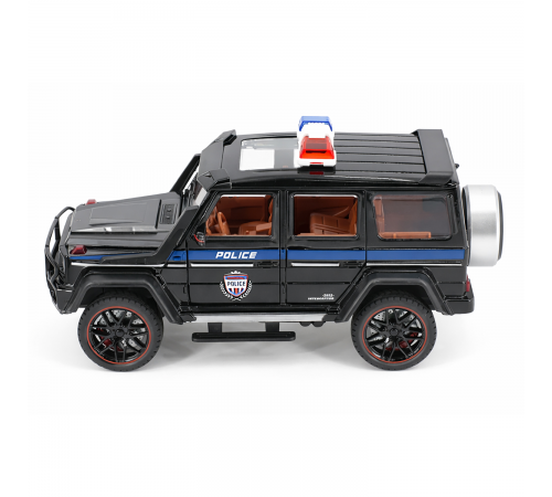 Радиоуправляемая металлическая полицейская машина Mercedes G500 1:22 - HCL-3608-BLACK