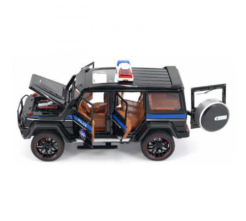 Радиоуправляемая металлическая полицейская машина Mercedes G500 1:22 - HCL-3608-BLACK