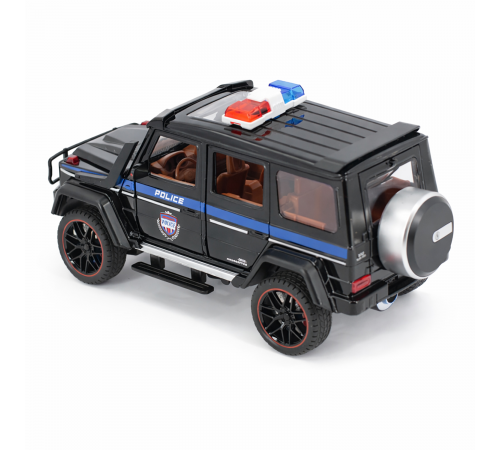 Радиоуправляемая металлическая полицейская машина Mercedes G500 1:22 - HCL-3608-BLACK
