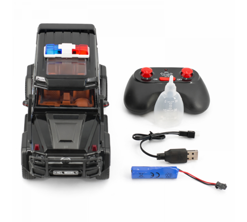 Радиоуправляемая металлическая полицейская машина Mercedes G500 1:22 - HCL-3608-BLACK