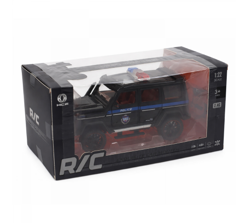 Радиоуправляемая металлическая полицейская машина Mercedes G500 1:22 - HCL-3608-BLACK