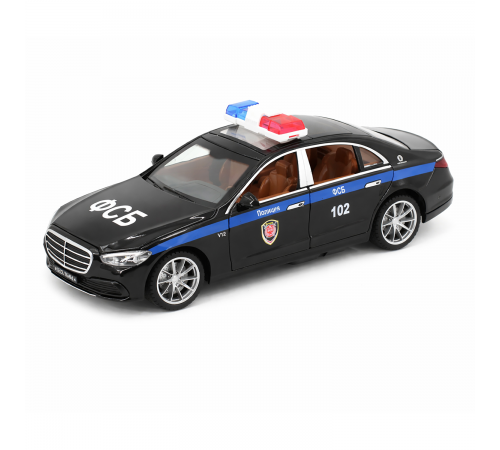 Радиоуправляемая металлическая полицейская машина Mercedes S600 1:22 - HCL-3613-BLACK