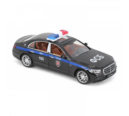 Радиоуправляемая металлическая полицейская машина Mercedes S600 1:22 - HCL-3613-BLACK