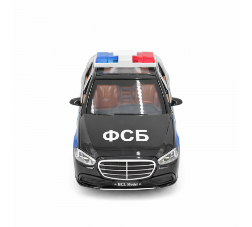 Радиоуправляемая металлическая полицейская машина Mercedes S600 1:22 - HCL-3613-BLACK