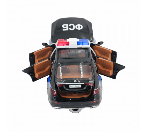 Радиоуправляемая металлическая полицейская машина Mercedes S600 1:22 - HCL-3613-BLACK