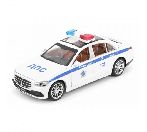 Радиоуправляемая металлическая полицейская машина Mercedes S600 1:22 - HCL-3613-WHITE