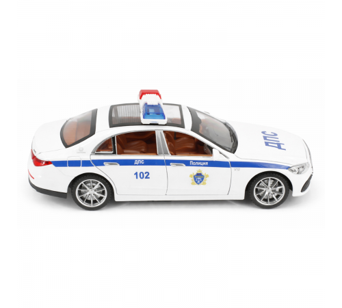 Радиоуправляемая металлическая полицейская машина Mercedes S600 1:22 - HCL-3613-WHITE
