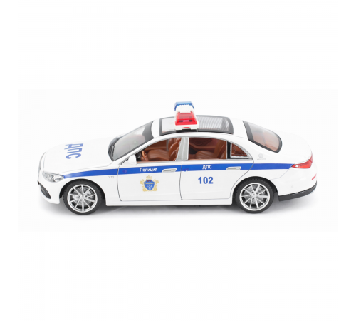 Радиоуправляемая металлическая полицейская машина Mercedes S600 1:22 - HCL-3613-WHITE