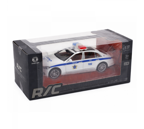 Радиоуправляемая металлическая полицейская машина Mercedes S600 1:22 - HCL-3613-WHITE