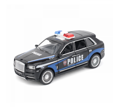 Радиоуправляемая металлическая полицейская машина Rolls-Royce Cullinan 1:22 - HCL-3606-BLACK