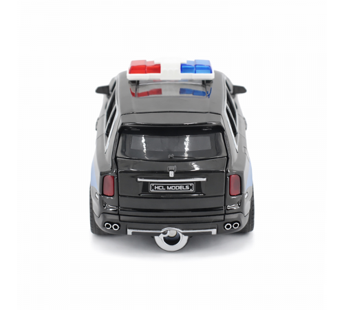 Радиоуправляемая металлическая полицейская машина Rolls-Royce Cullinan 1:22 - HCL-3606-BLACK