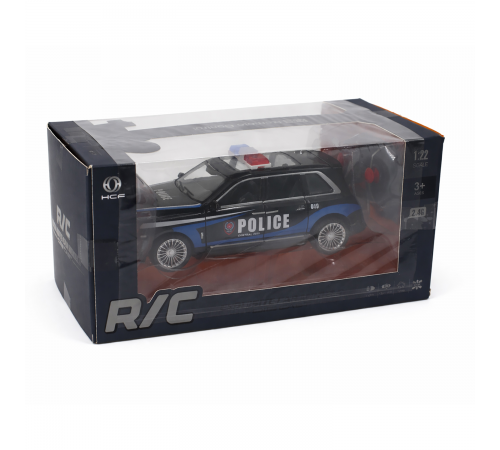 Радиоуправляемая металлическая полицейская машина Rolls-Royce Cullinan 1:22 - HCL-3606-BLACK