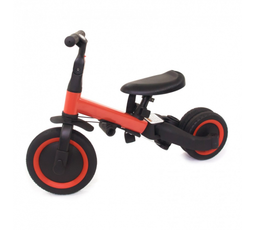 Детский беговел-велосипед 6в1 с родительской ручкой, красный - TR008-RED
