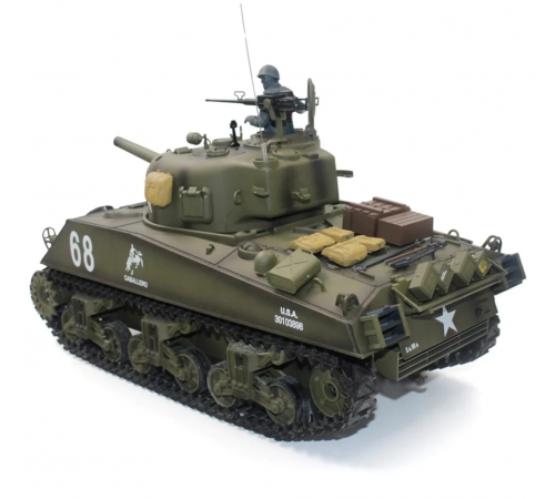 Радиоуправляемый танк Heng Long M4A3 Sherman V7.0 масштаб 1:16 RTR 2.4GHz - 3898-1 V7.0