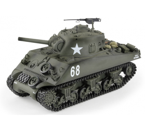 Радиоуправляемый танк Heng Long M4A3 Sherman V7.0 масштаб 1:16 RTR 2.4GHz - 3898-1 V7.0