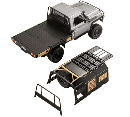 Радиоуправляемый внедорожник Toyota Land Cruiser LC79 4WD 1:12 - MN-82S-SILVER