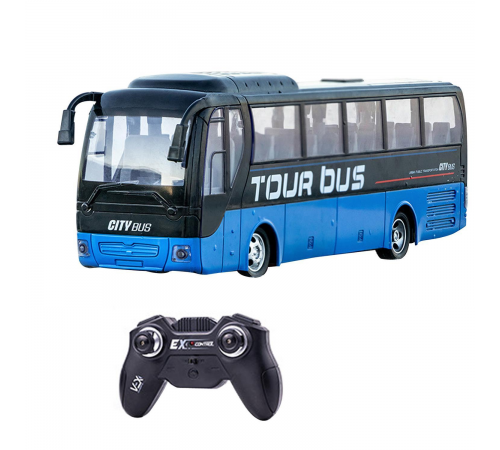 Радиоуправляемый автобус (синий) - 666-699LA-BLUE