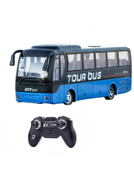 Радиоуправляемый автобус (синий) - 666-699LA-BLUE