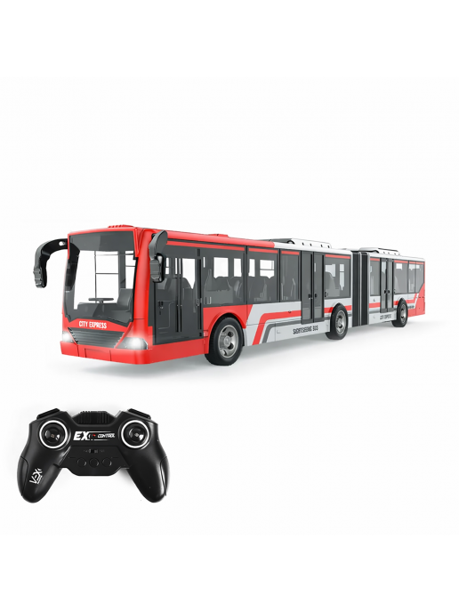 Радиоуправляемый автобус с гармошкой (красный) - 666-676NA-RED