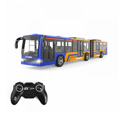 Радиоуправляемый автобус с гармошкой (синий) - 666-676NA-BLUE