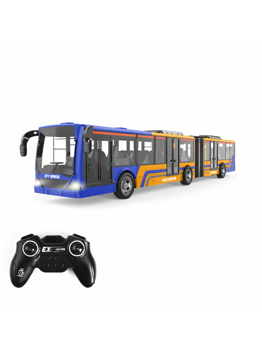 Радиоуправляемый автобус с гармошкой (синий) - 666-676NA-BLUE