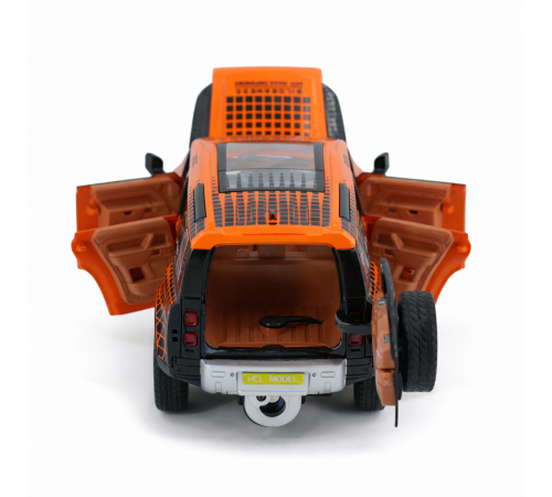 Радиоуправляемая металлическая машина Land Rover Defender 1:22 - HCL-3810-ORANGE