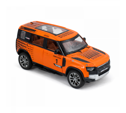 Радиоуправляемая металлическая машина Land Rover Defender 1:22 - HCL-3810-ORANGE